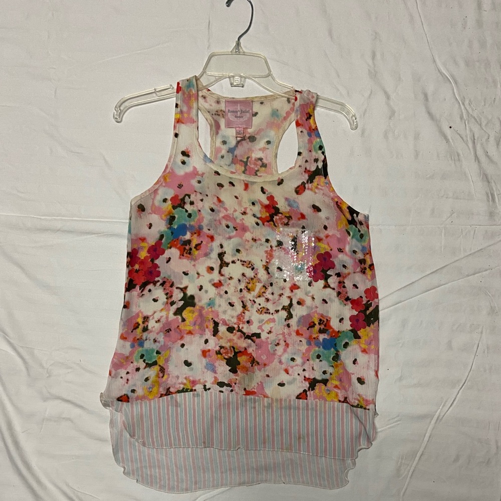 floral tank top